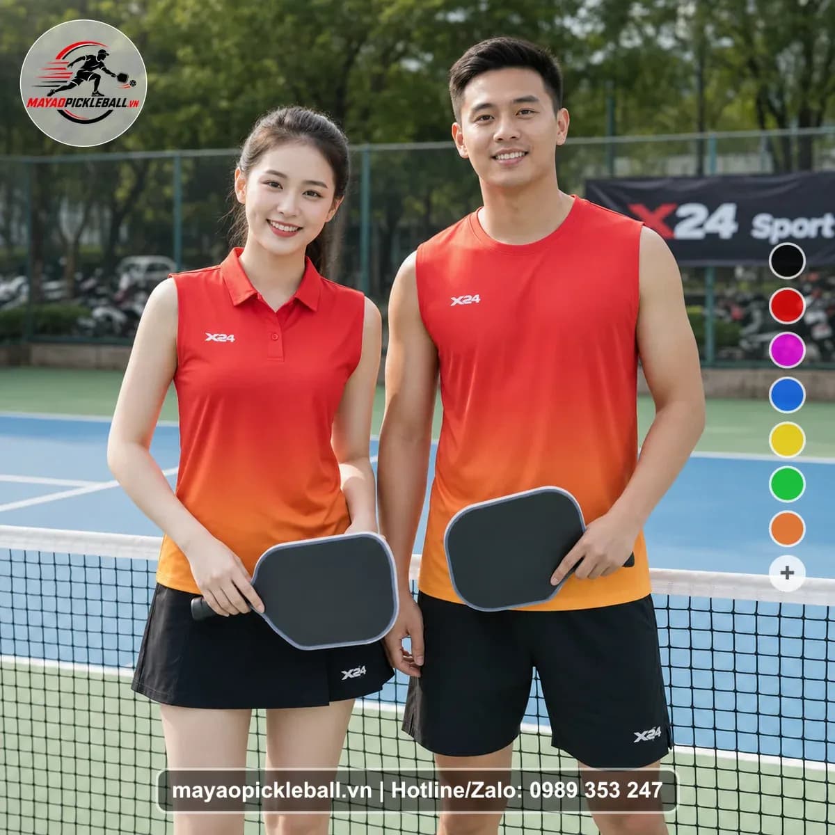 Bộ Quần Áo Pickleball X24-PB-385 Nổi Bật