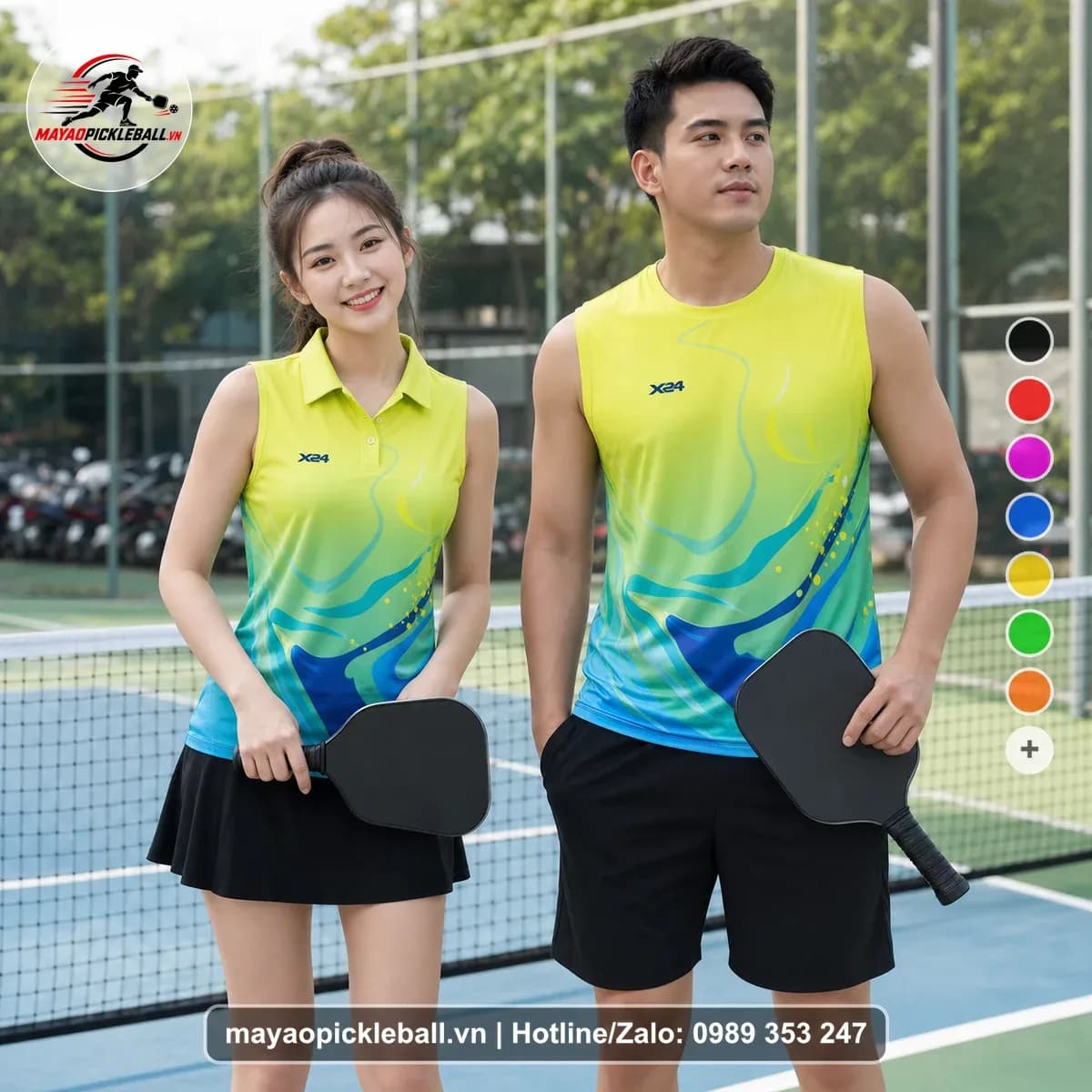 Bộ Quần Áo Pickleball X24-PB-386 Nổi Bật
