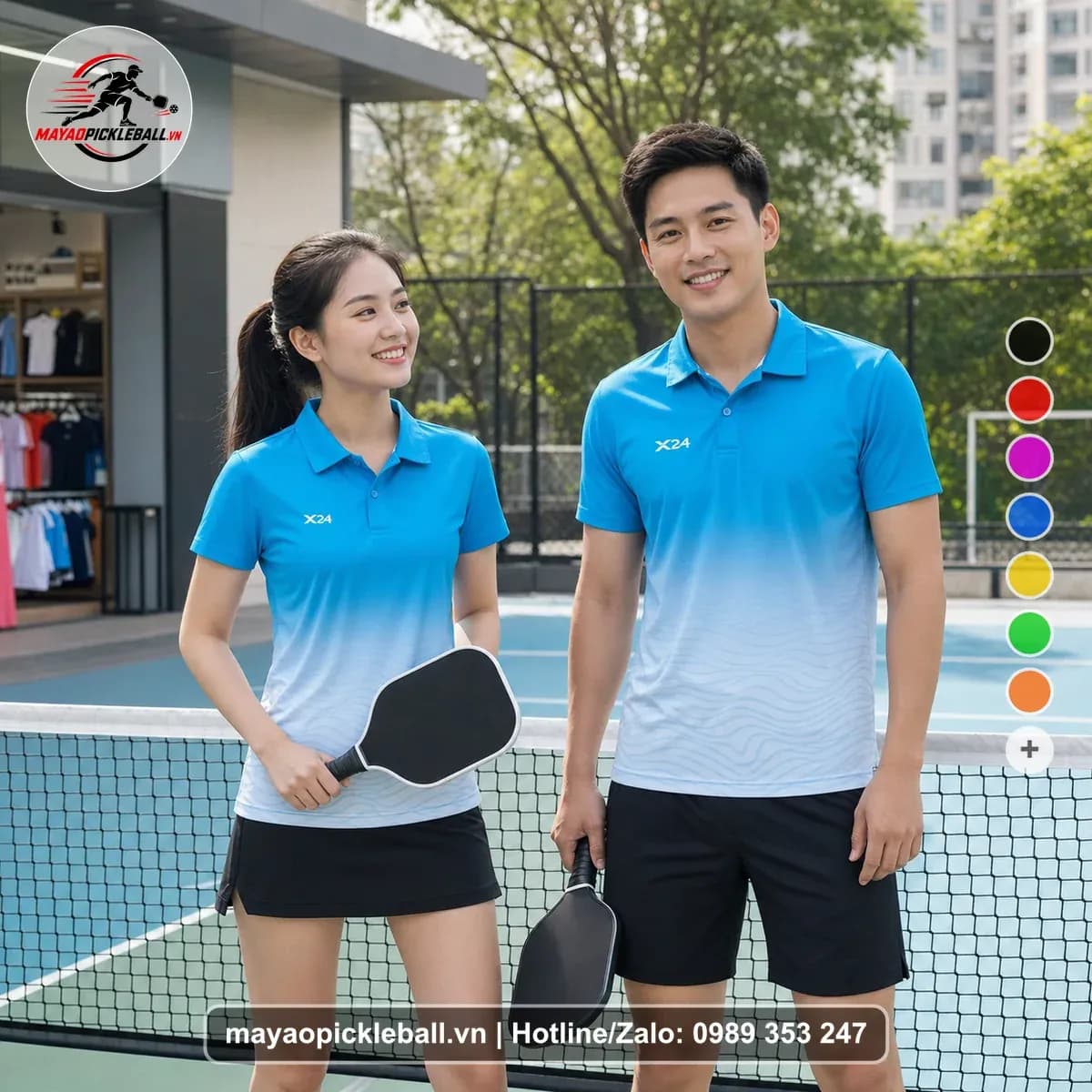 Bộ Quần Áo Pickleball X24-PB-393 Đỏ