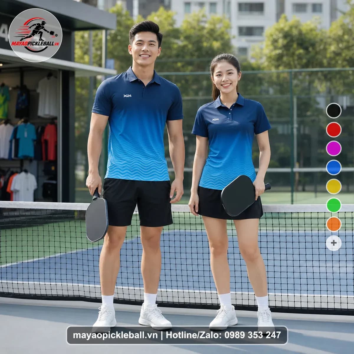 Bộ Quần Áo Pickleball X24-PB-396 Nổi Bật – Tuyển chọn X24Sport
