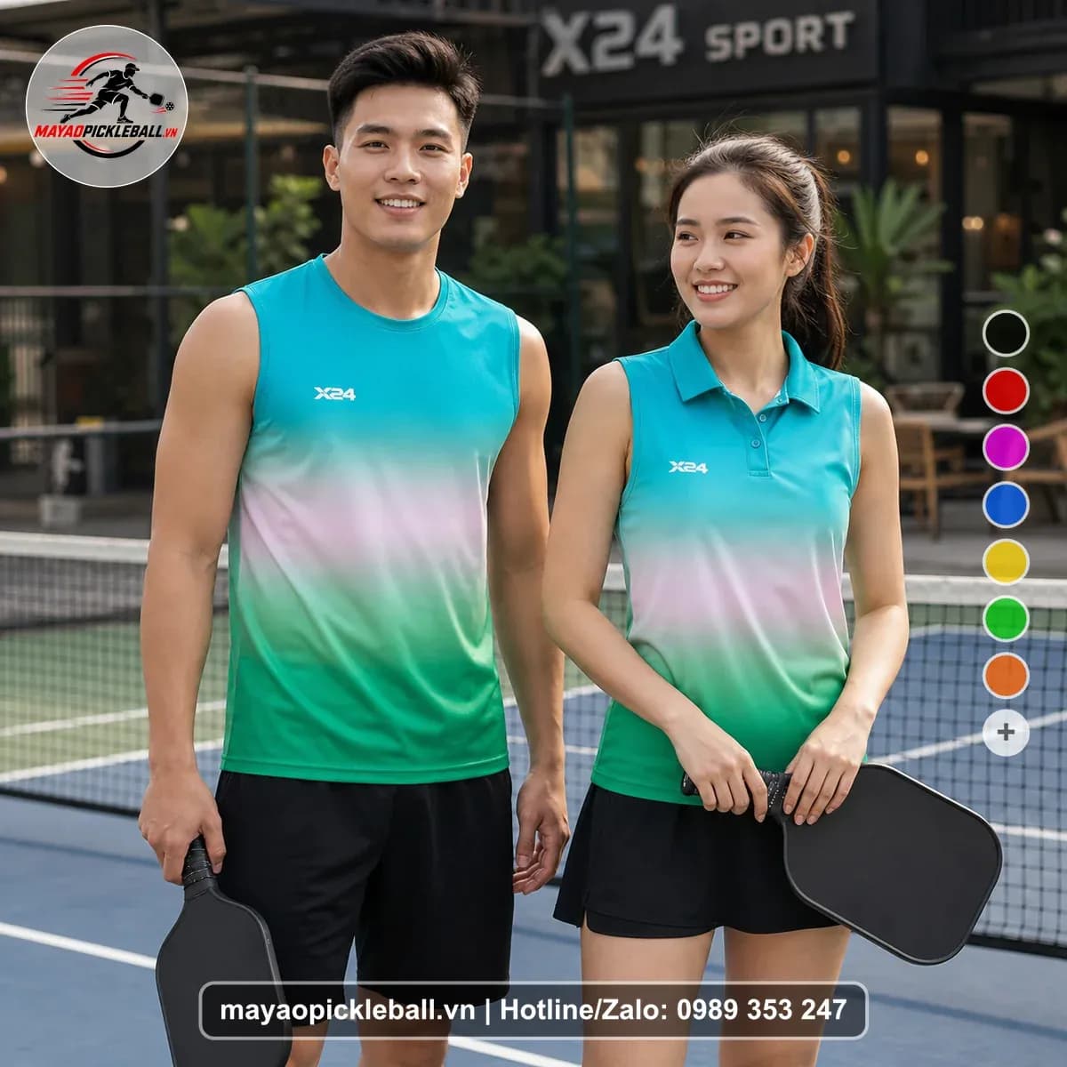 Bộ Quần Áo Pickleball X24-PB-399 Nổi Bật