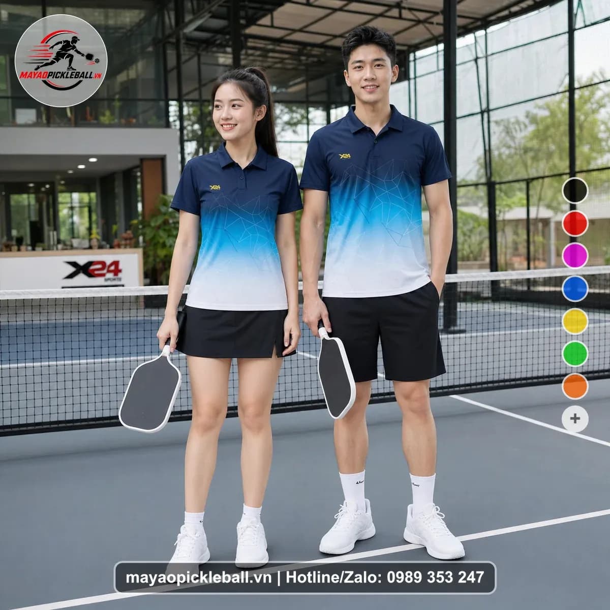 Bộ Quần Áo Pickleball X24-PB-402 Nổi Bật