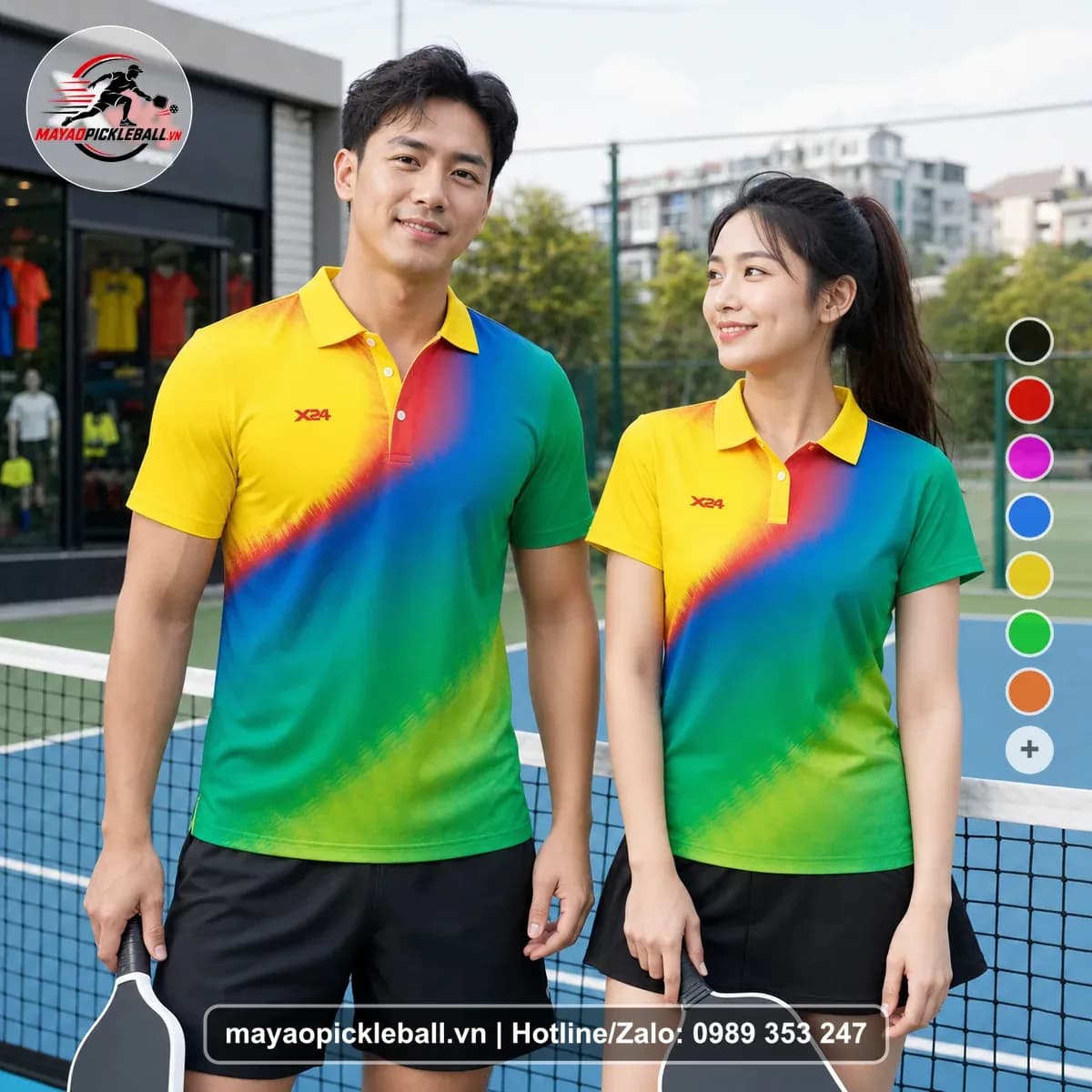 Bộ Quần Áo Pickleball X24-PB-404 Nổi Bật