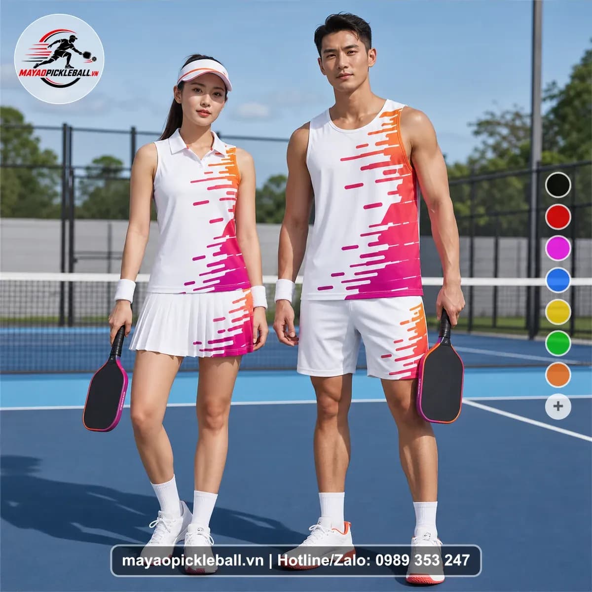 Bộ Quần Áo Pickleball X24-PB-408 Đỏ