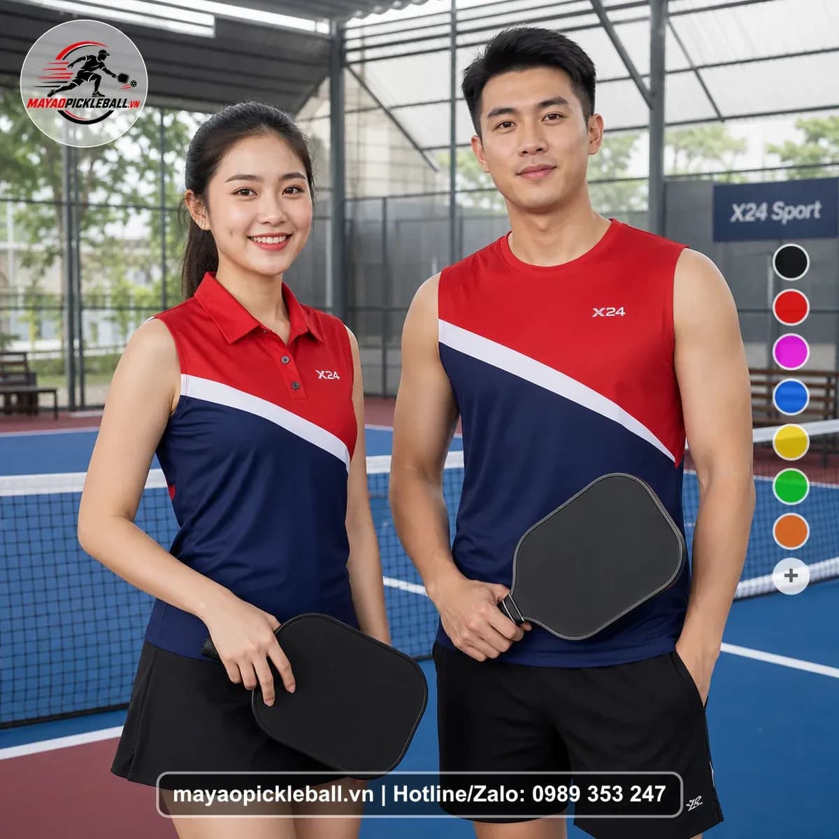 Bộ Quần Áo Pickleball X24-PB-423 Nổi Bật