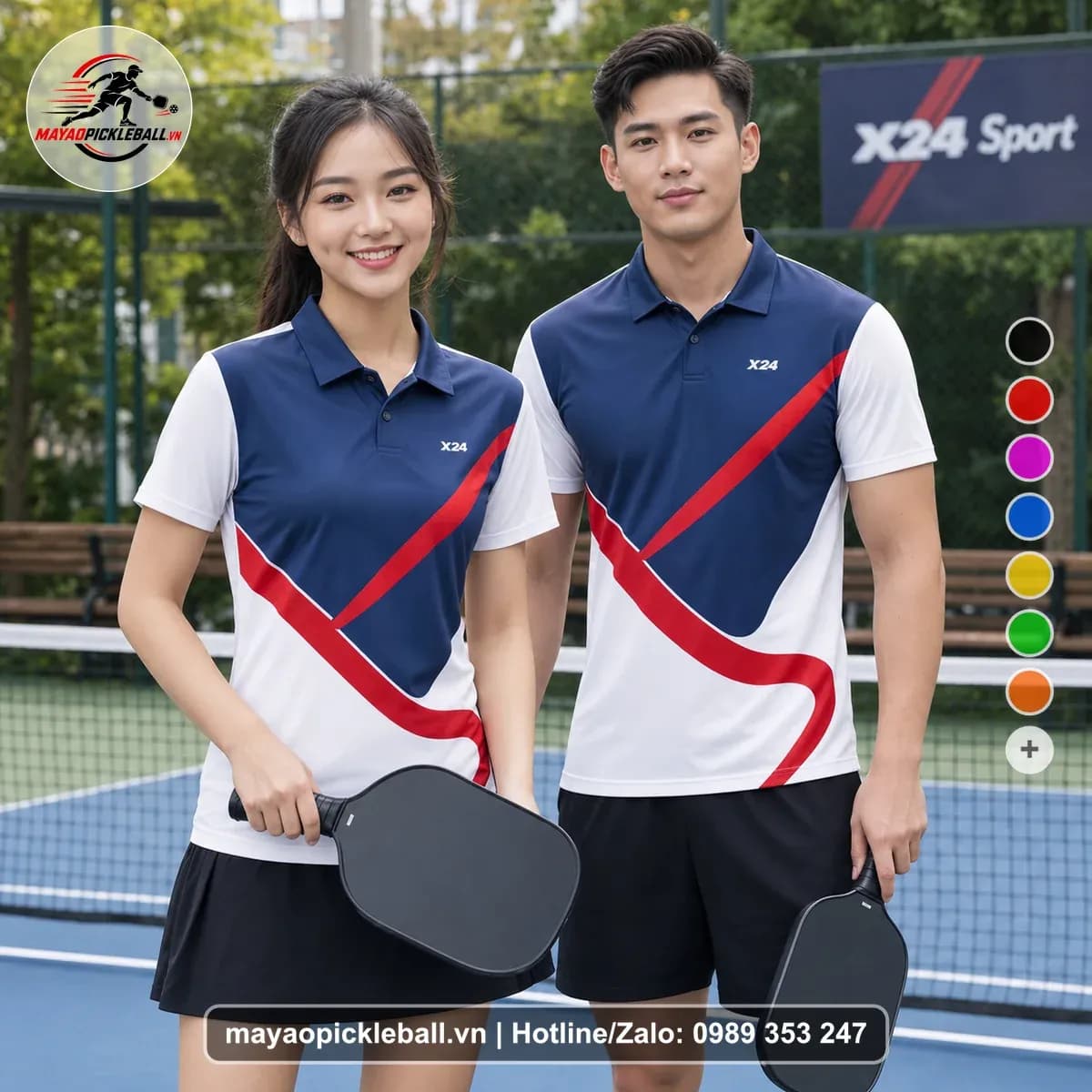 Bộ Quần Áo Pickleball X24-PB-424 Nổi Bật