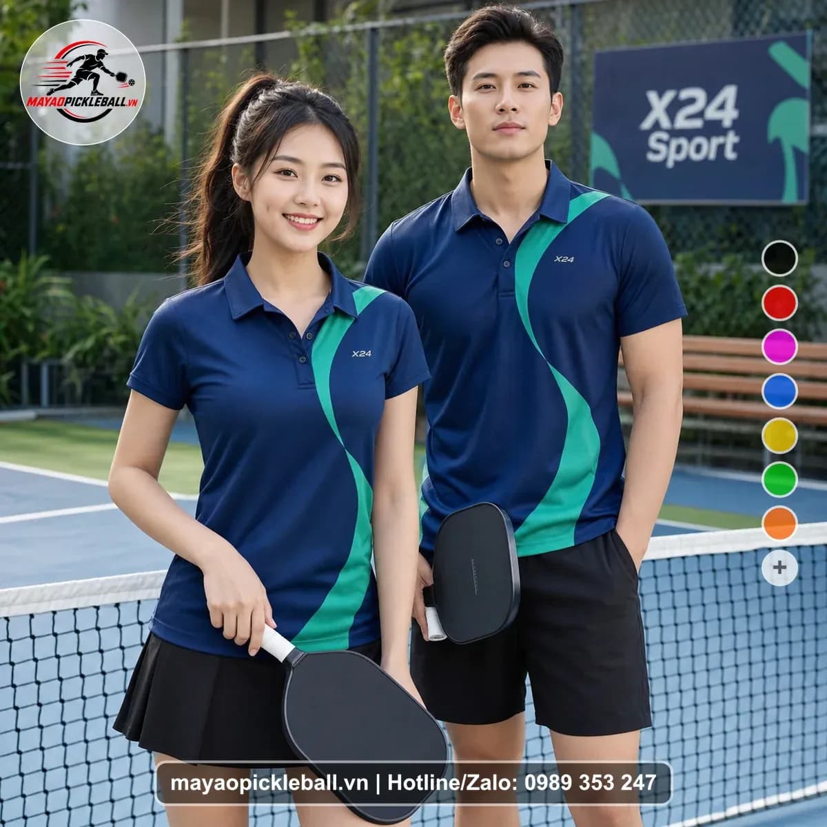 Bộ Quần Áo Pickleball X24-PB-425 Nổi Bật