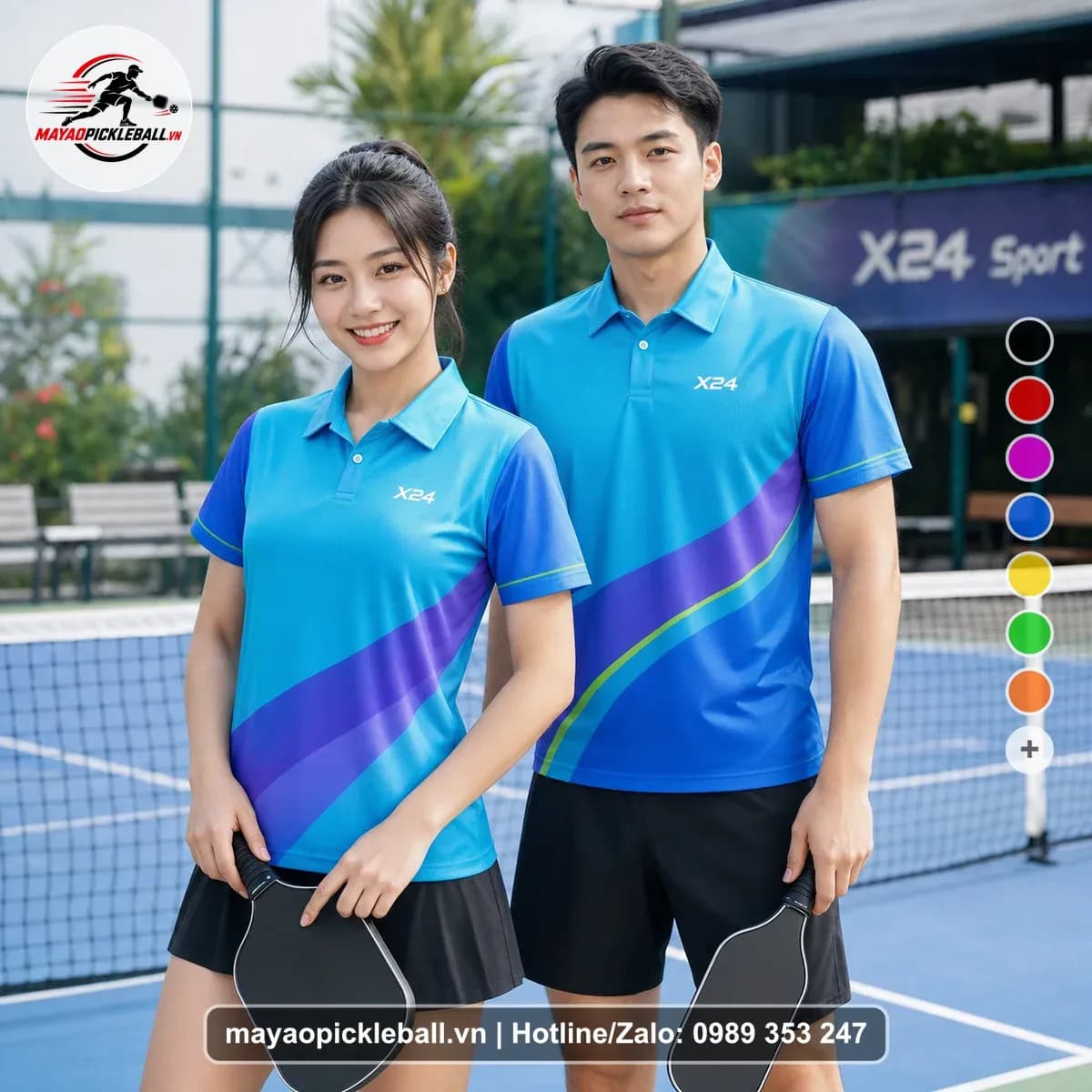 Bộ Quần Áo Pickleball X24-PB-430 Đỏ