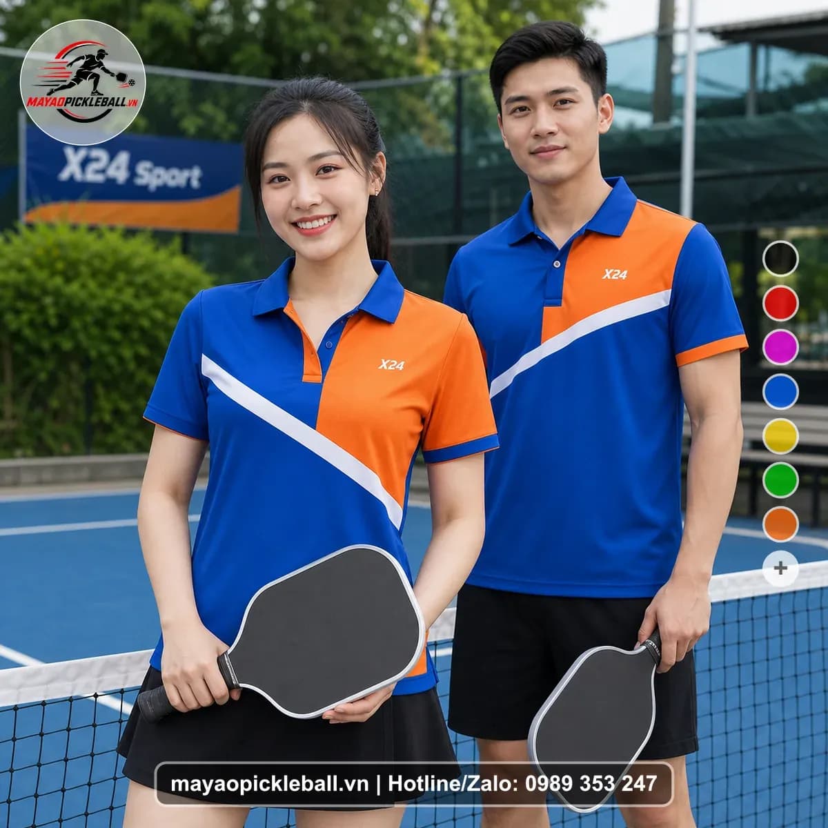 Bộ Quần Áo Pickleball X24-PB-431 Đỏ – Tuyển chọn X24Sport