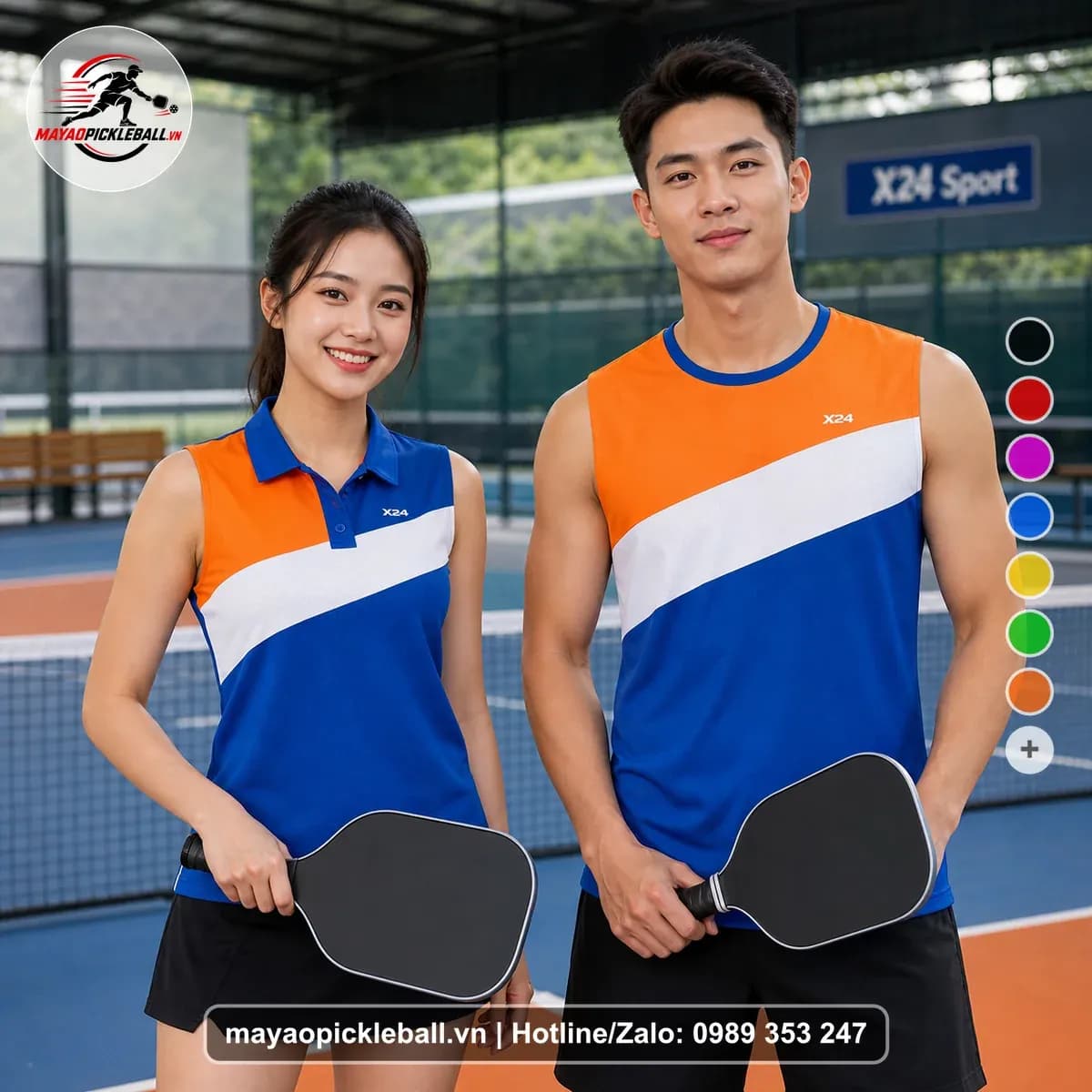 Bộ Quần Áo Pickleball X24-PB-431 Đỏ