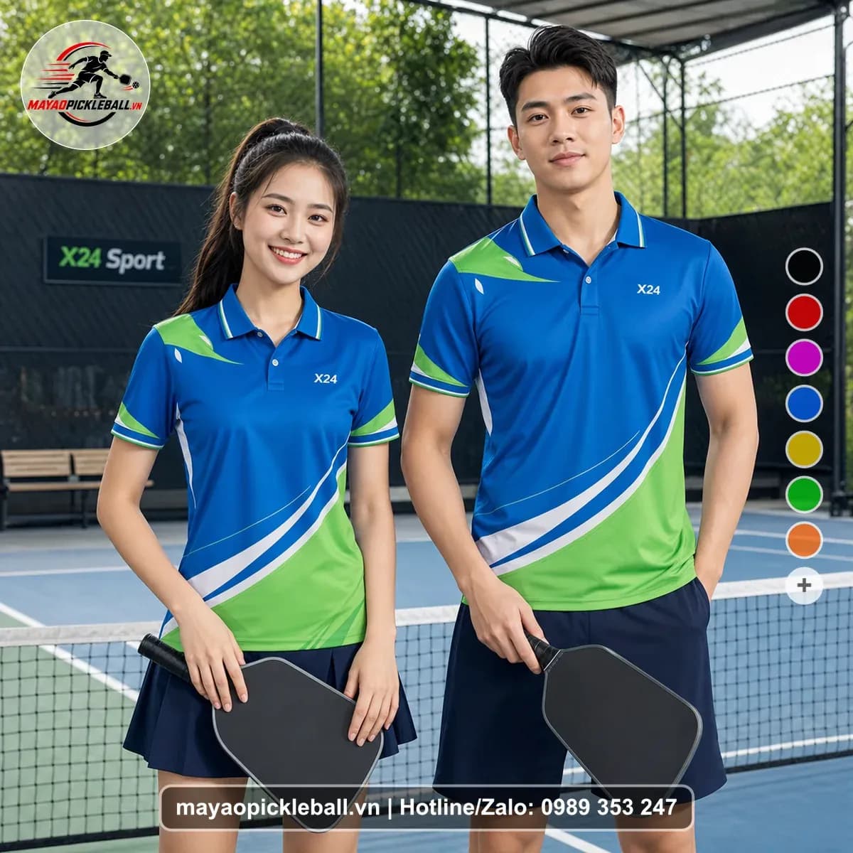 Bộ Quần Áo Pickleball X24-PB-433 Đỏ