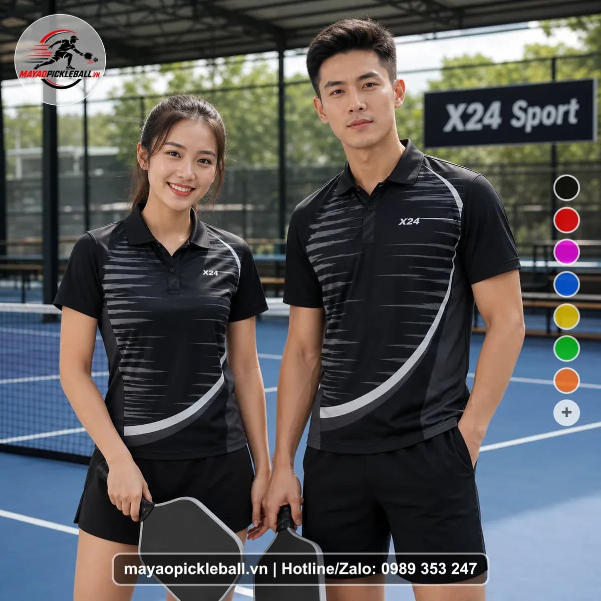 Bộ Quần Áo Pickleball X24-PB-434 Đỏ