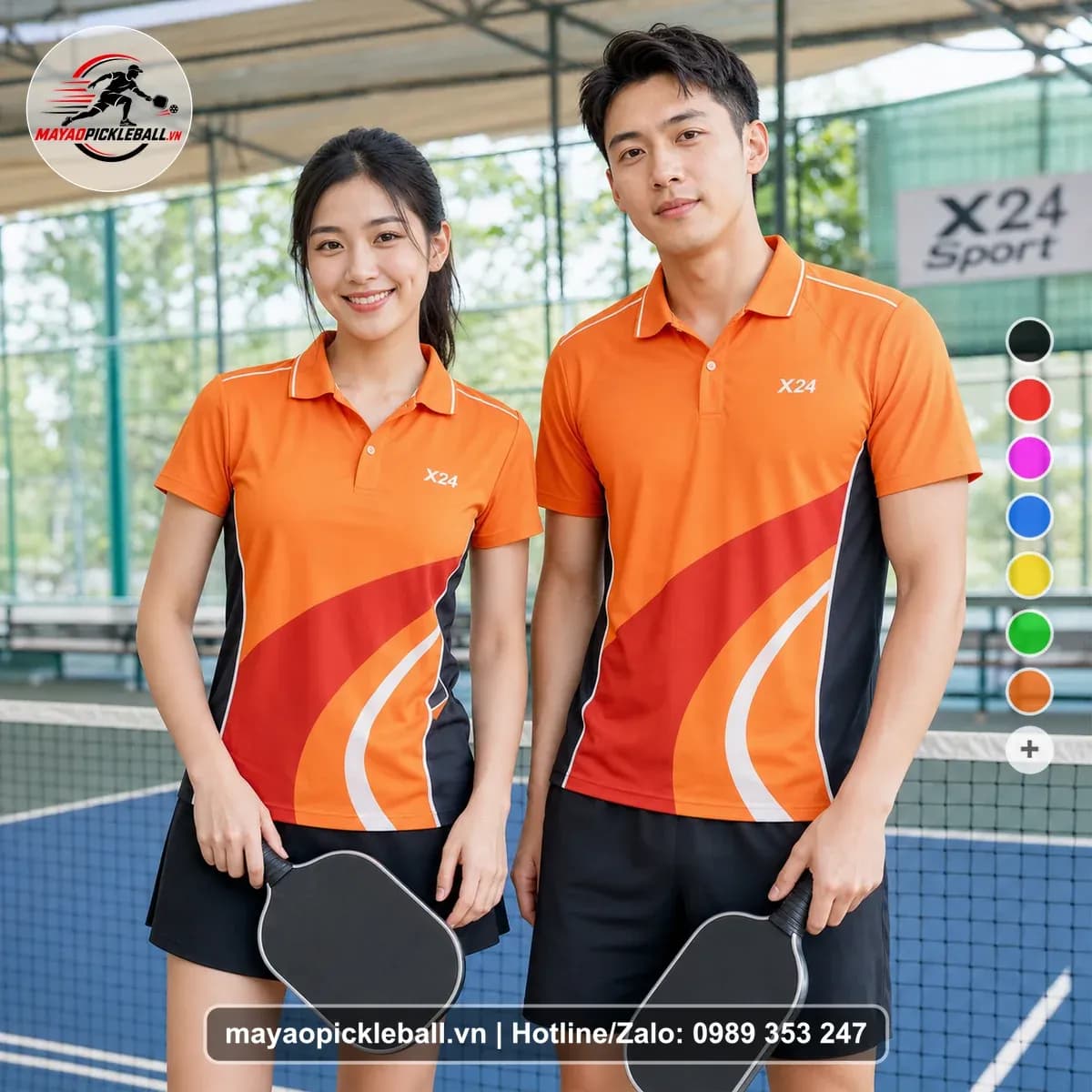 Bộ Quần Áo Pickleball X24-PB-437 Nổi Bật