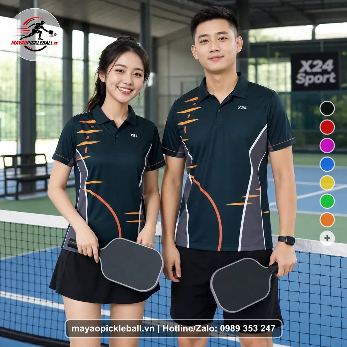 Bộ Quần Áo Pickleball X24-PB-439 Đỏ