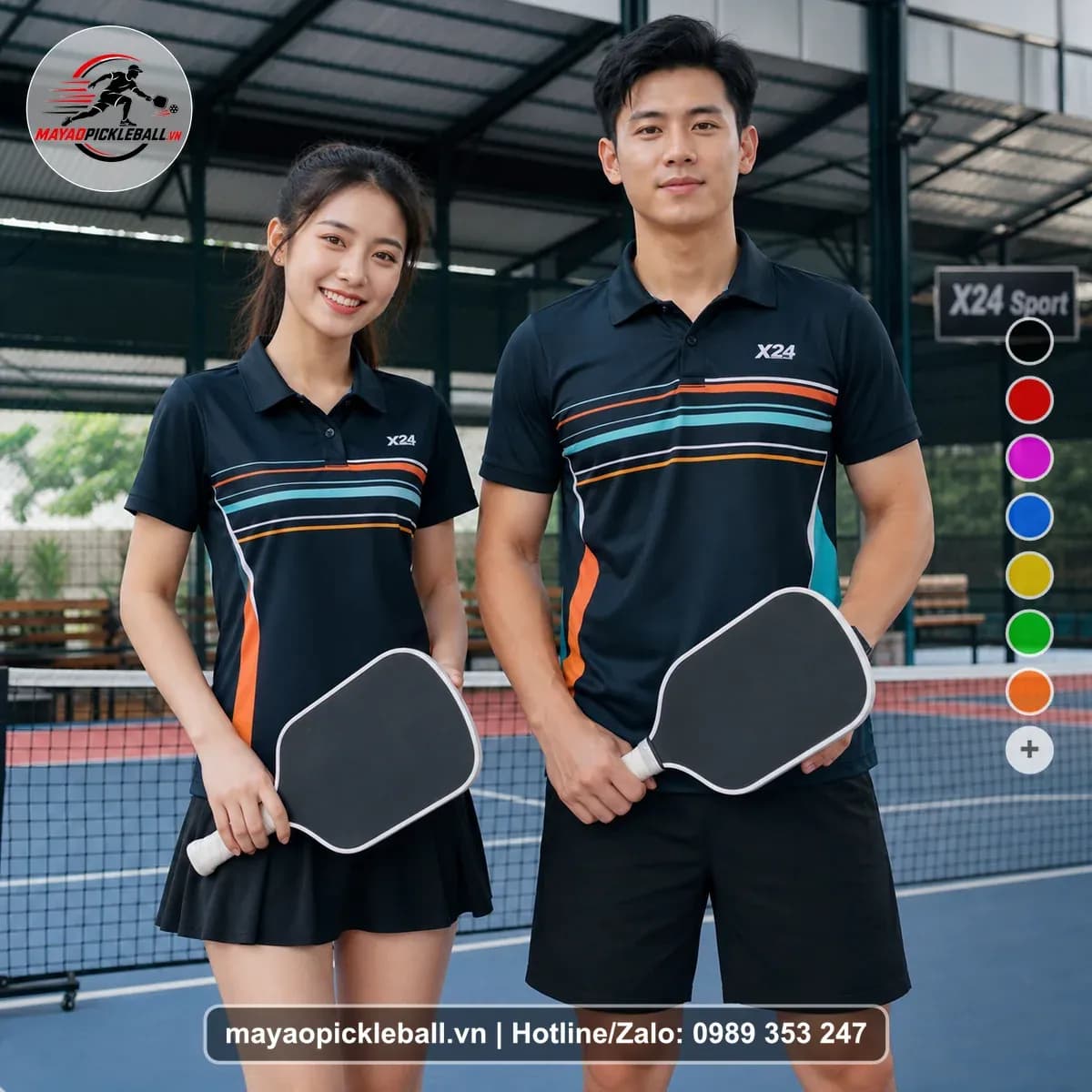 Bộ Quần Áo Pickleball X24-PB-440 Đỏ
