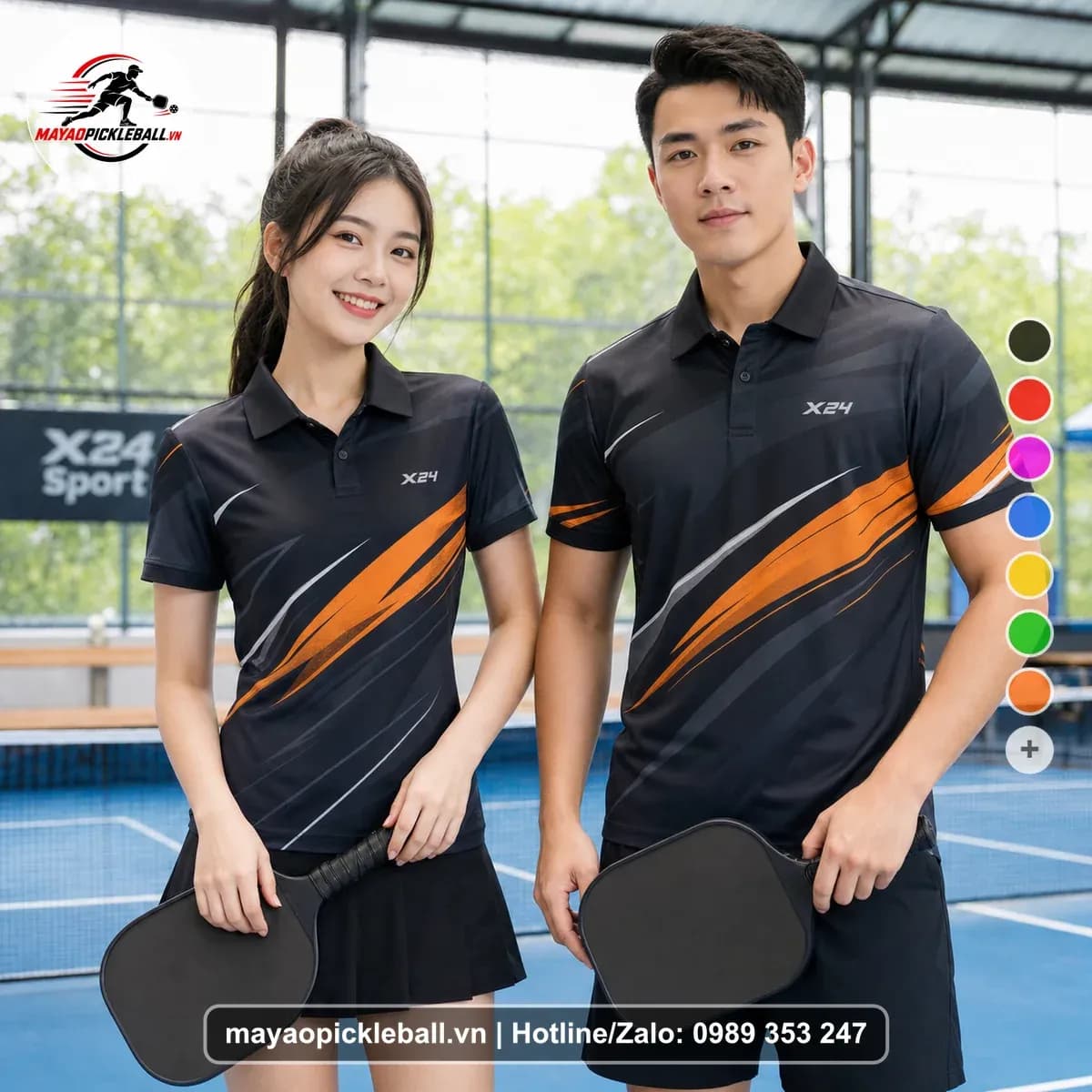 Bộ Quần Áo Pickleball X24-PB-441 Đỏ