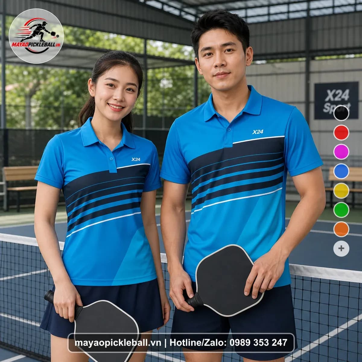 Bộ Quần Áo Pickleball X24-PB-442 Đỏ