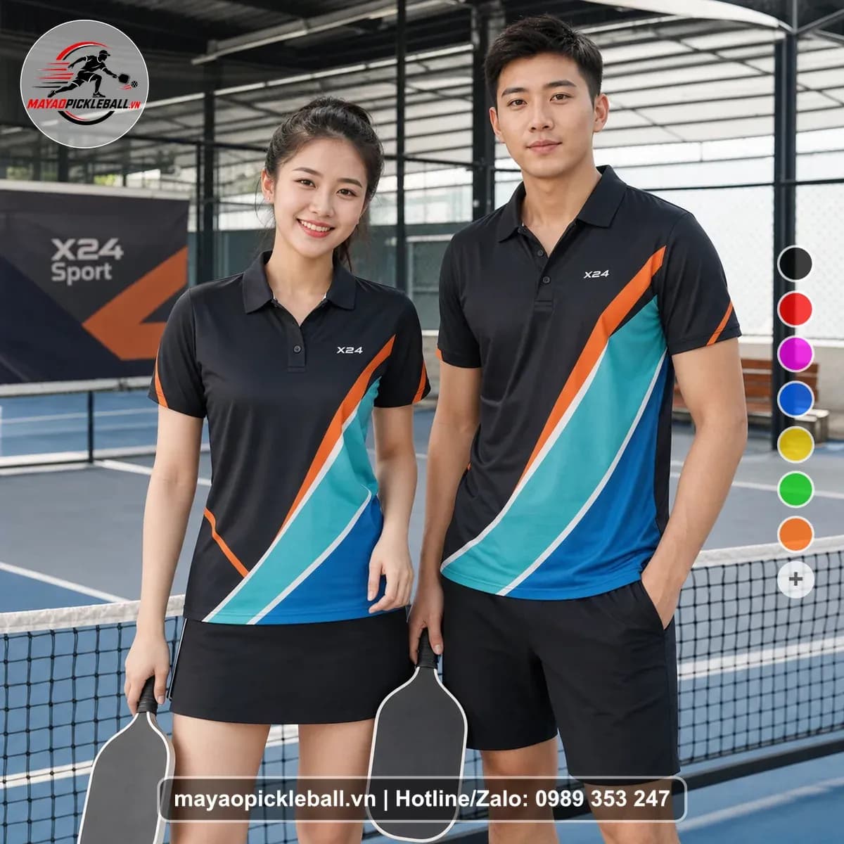 Bộ Quần Áo Pickleball X24-PB-443 Đỏ