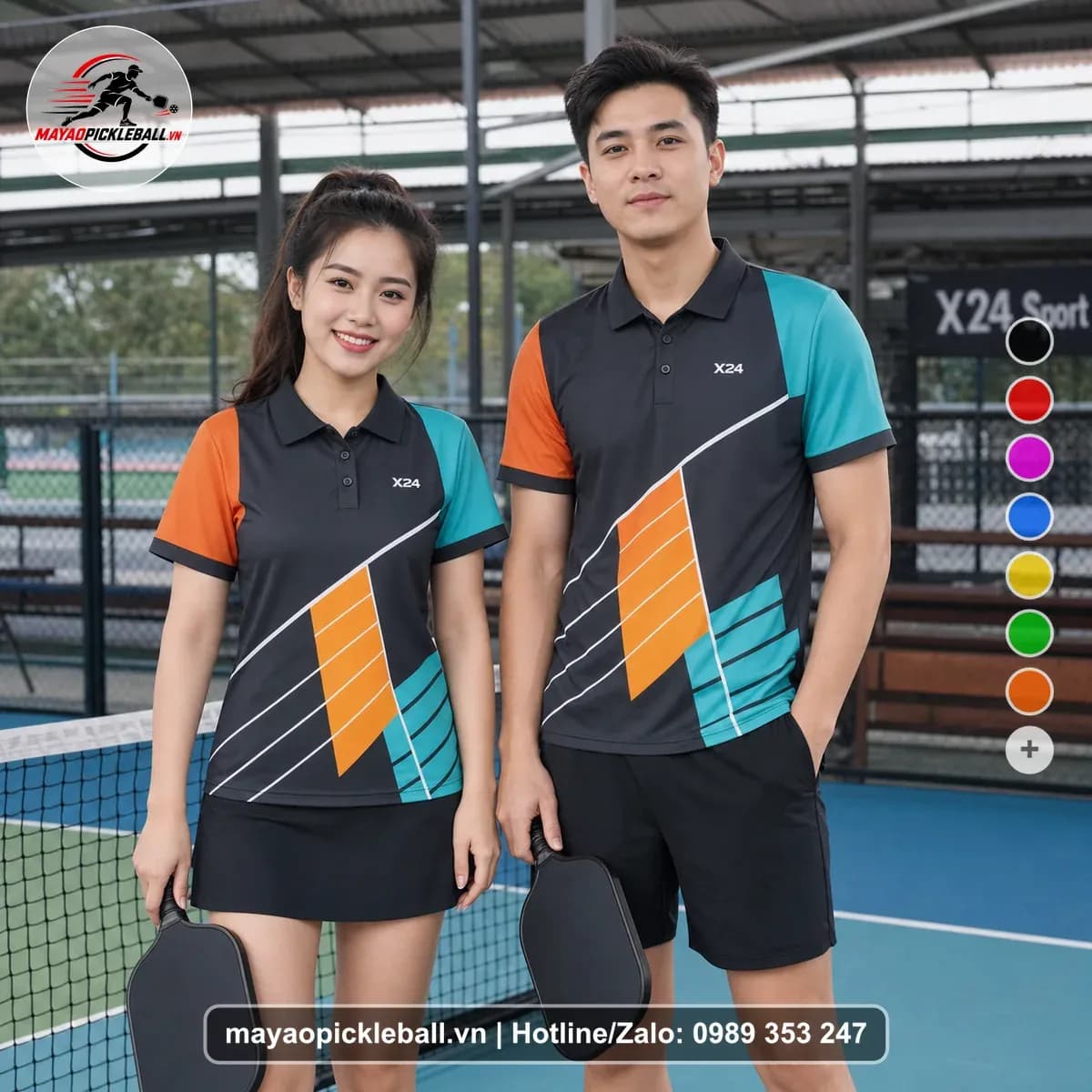 Bộ Quần Áo Pickleball X24-PB-444 Đỏ