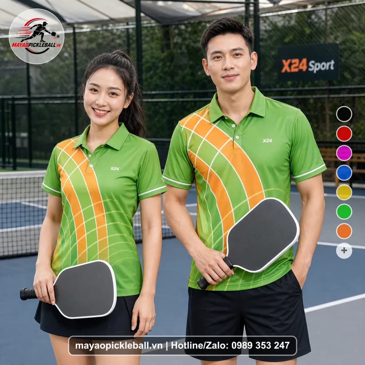 Bộ Quần Áo Pickleball X24-PB-447 Đỏ