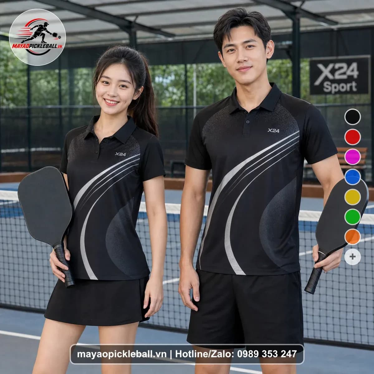 Bộ Quần Áo Pickleball X24-PB-451 Đỏ