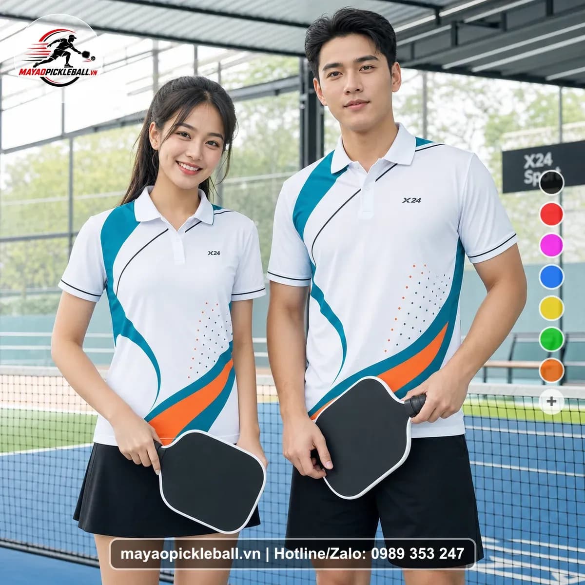 Bộ Quần Áo Pickleball X24-PB-454 Đỏ