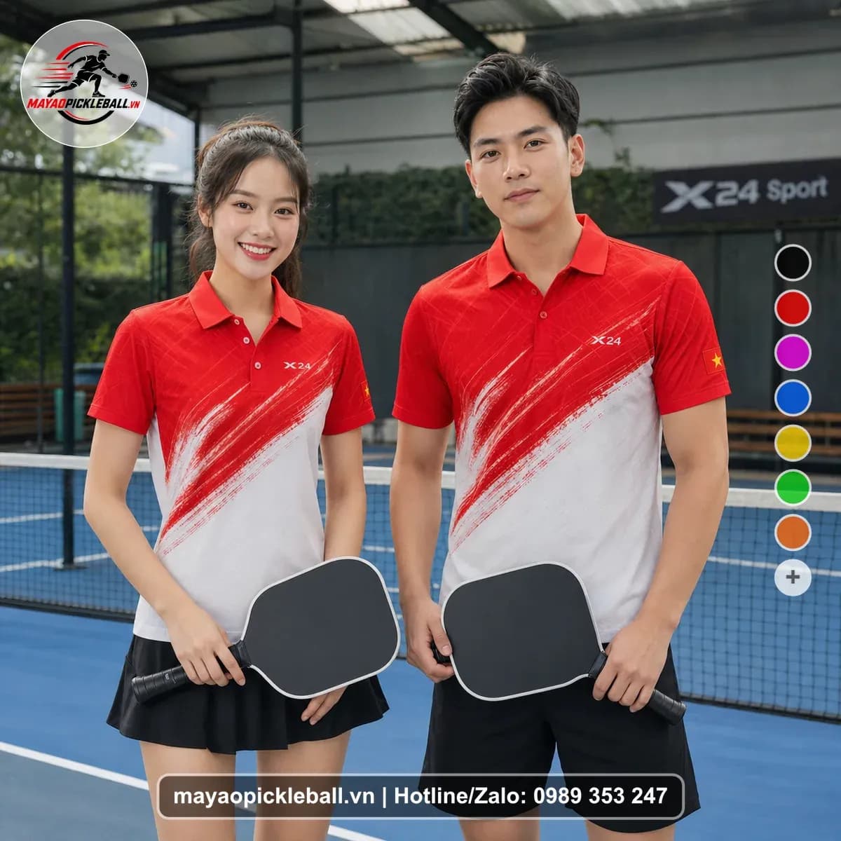 Bộ Quần Áo Pickleball X24-PB-455 Nổi Bật