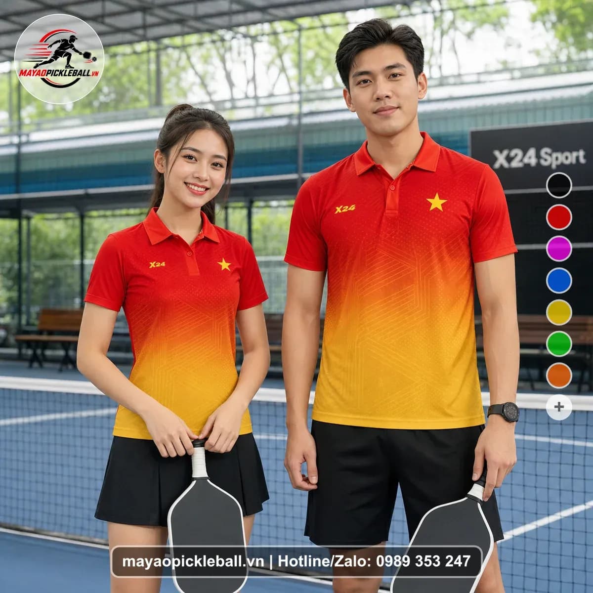 Bộ Quần Áo Pickleball X24-PB-459 Nổi Bật