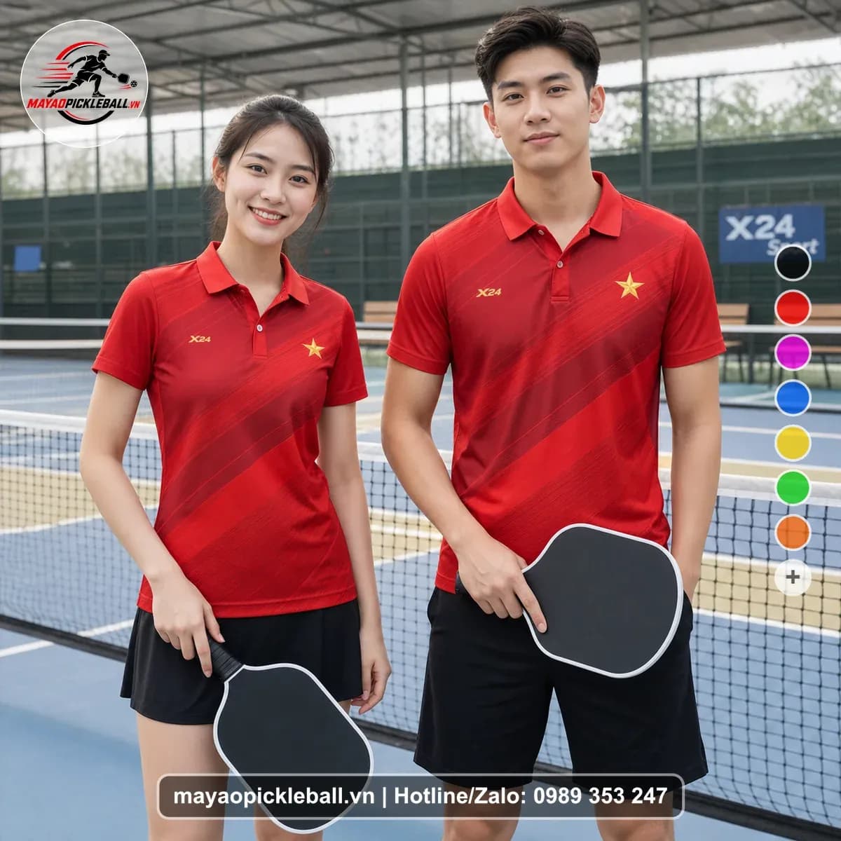 Bộ Quần Áo Pickleball X24-PB-462 Nổi Bật
