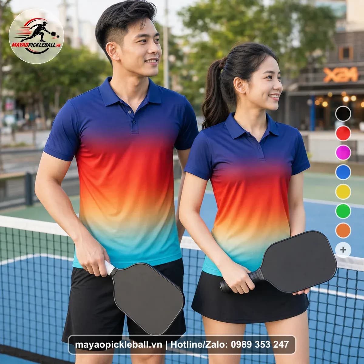 Bộ Quần Áo Pickleball X24-PB-479 Xanh