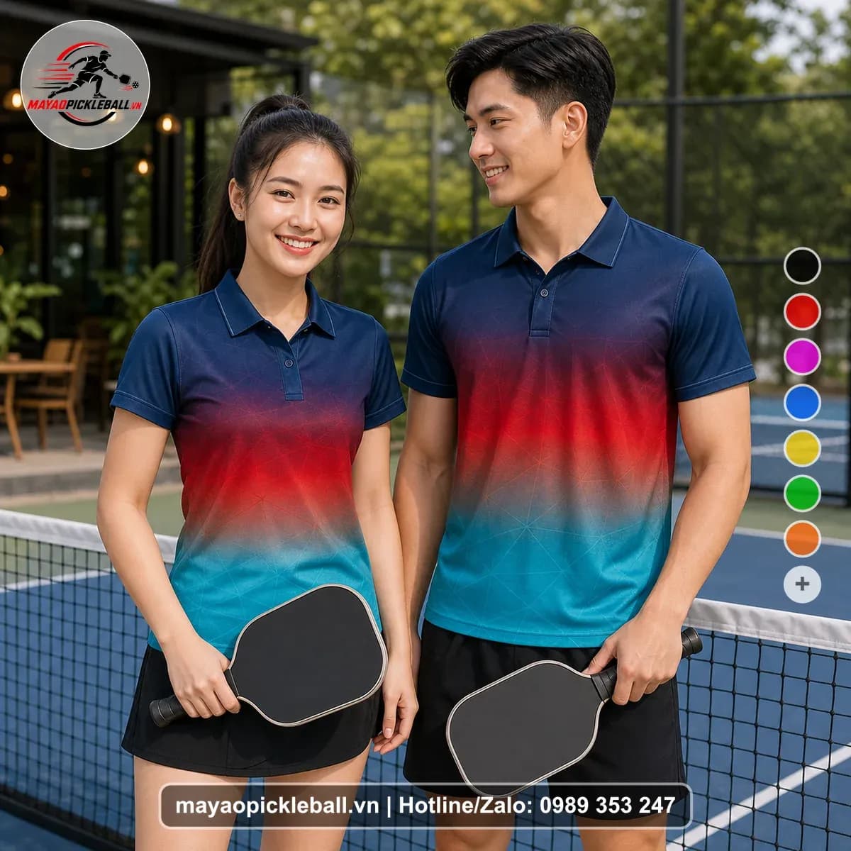 Bộ Quần Áo Pickleball X24-PB-487 Xanh