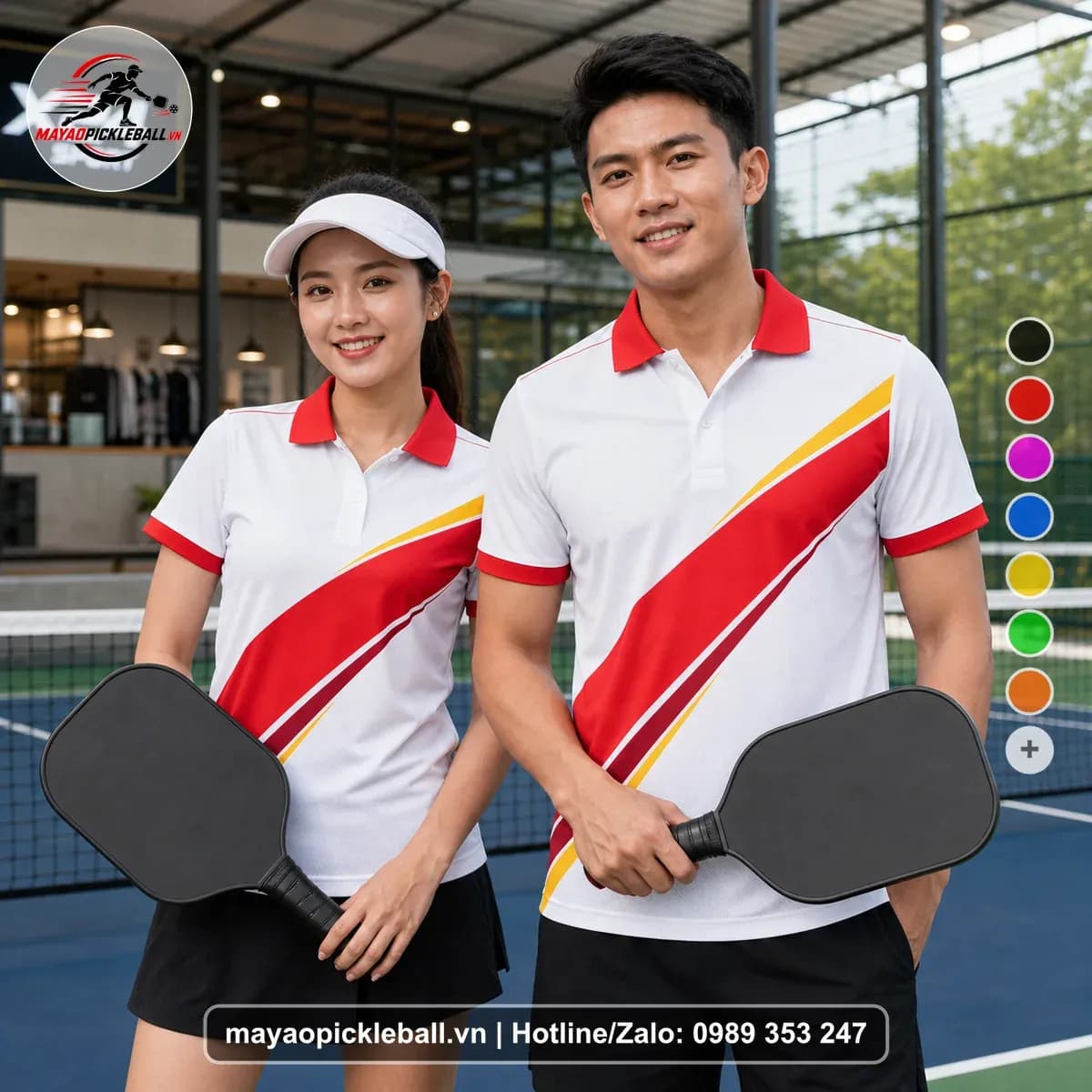 Bộ Quần Áo Pickleball X24-PB-494 Trắng