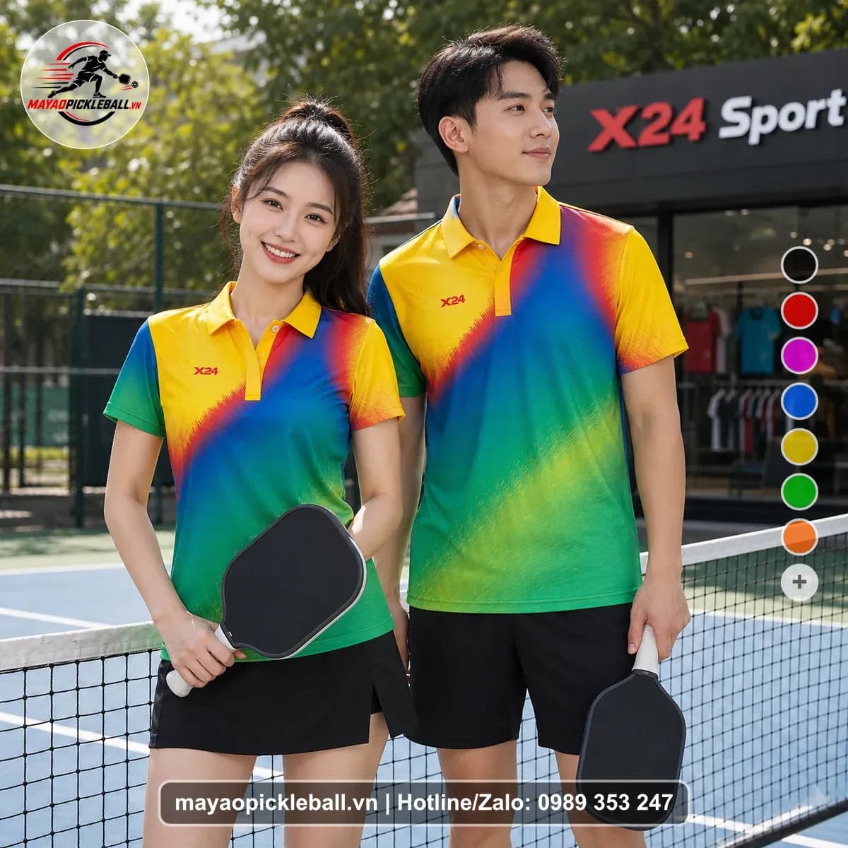 Bộ Quần Áo Pickleball X24-PB-499 Nổi Bật