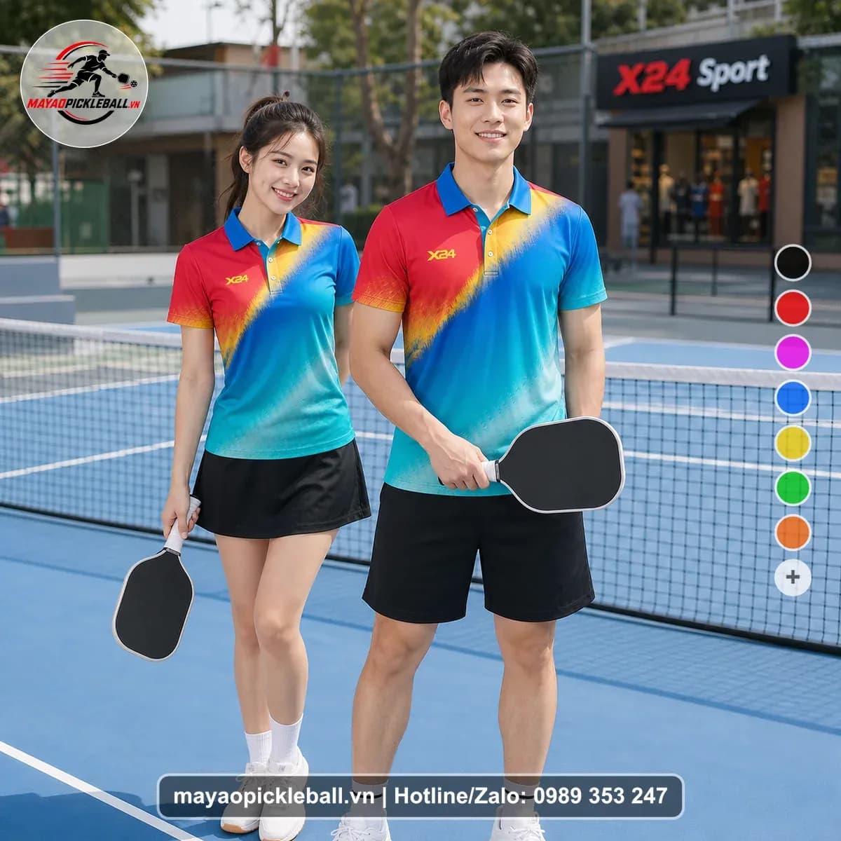 Bộ Quần Áo Pickleball X24-PB-500 Nổi Bật