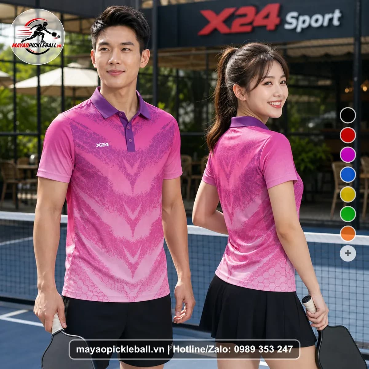 Bộ Quần Áo Pickleball X24-PB-502 Nổi Bật