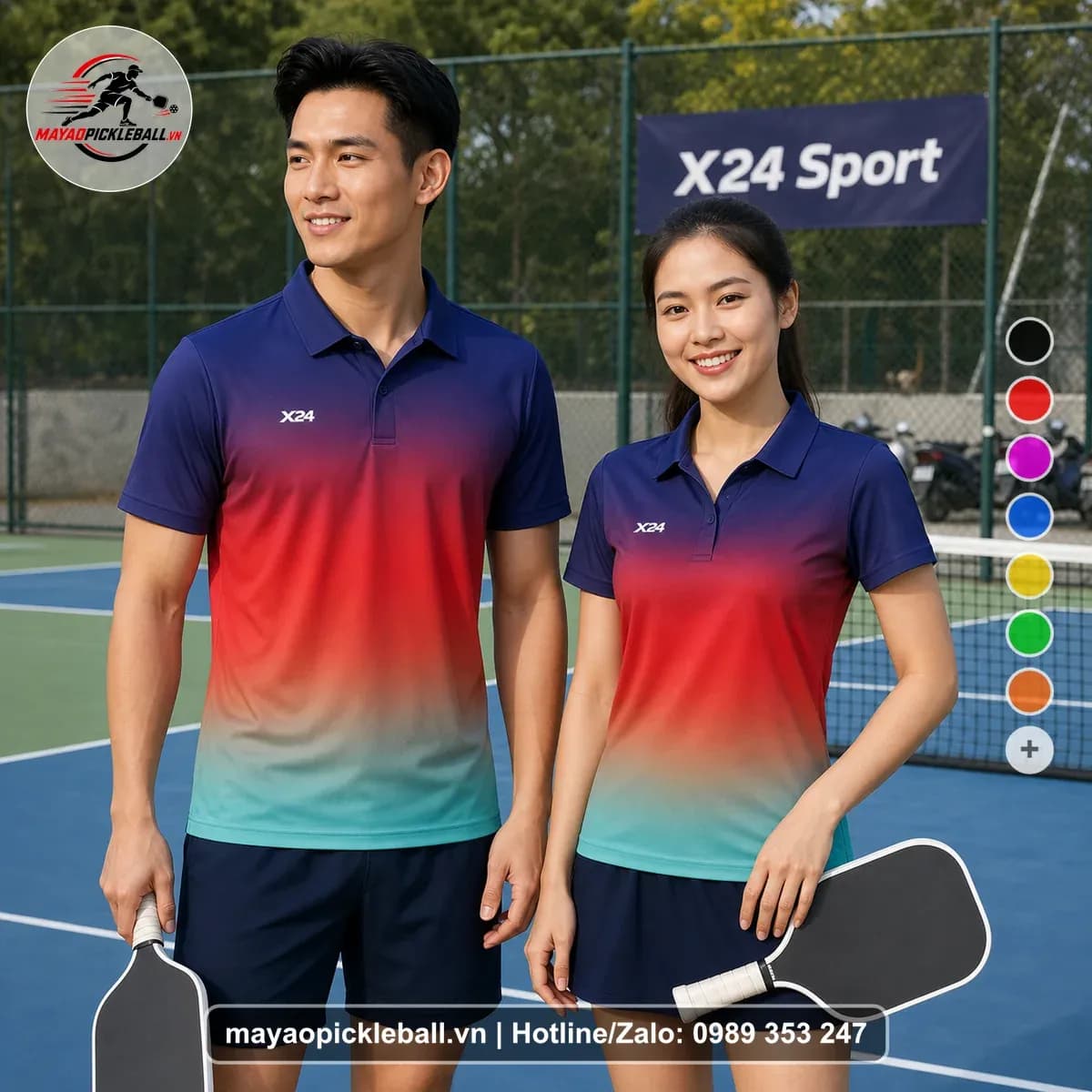 Bộ Quần Áo Pickleball X24-PB-578 Nổi Bật