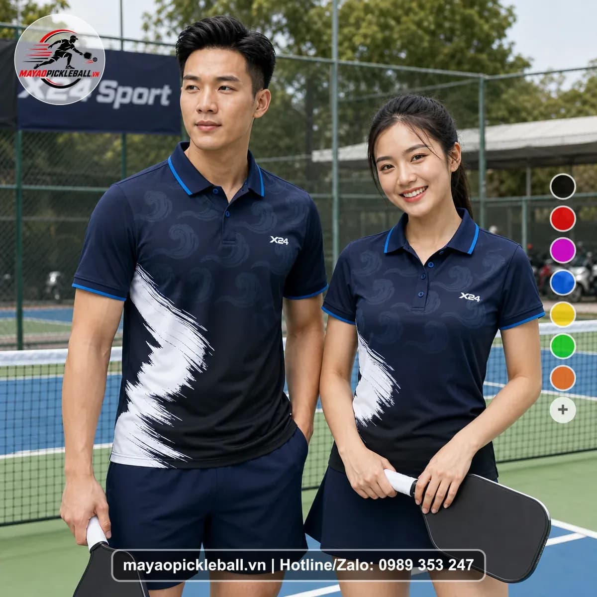 Bộ Quần Áo Pickleball X24-PB-580 Đỏ
