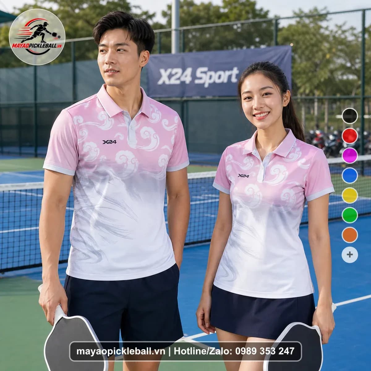 Bộ Quần Áo Pickleball X24-PB-581 Nổi Bật