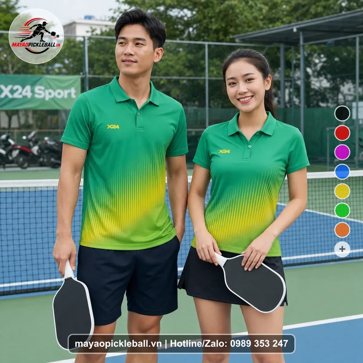 Bộ Quần Áo Pickleball X24-PB-585 Đỏ