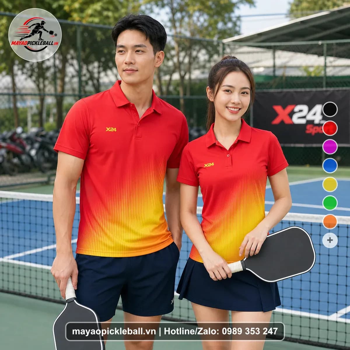 Bộ Quần Áo Pickleball X24-PB-587 Nổi Bật