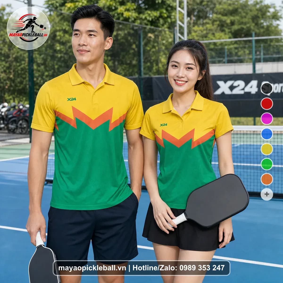 Bộ Quần Áo Pickleball X24-PB-588 Nổi Bật