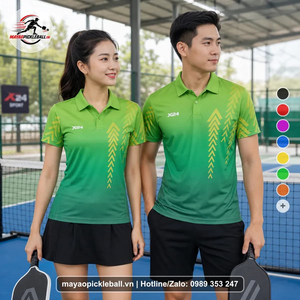Bộ Quần Áo Pickleball X24-PB-595 Nổi Bật