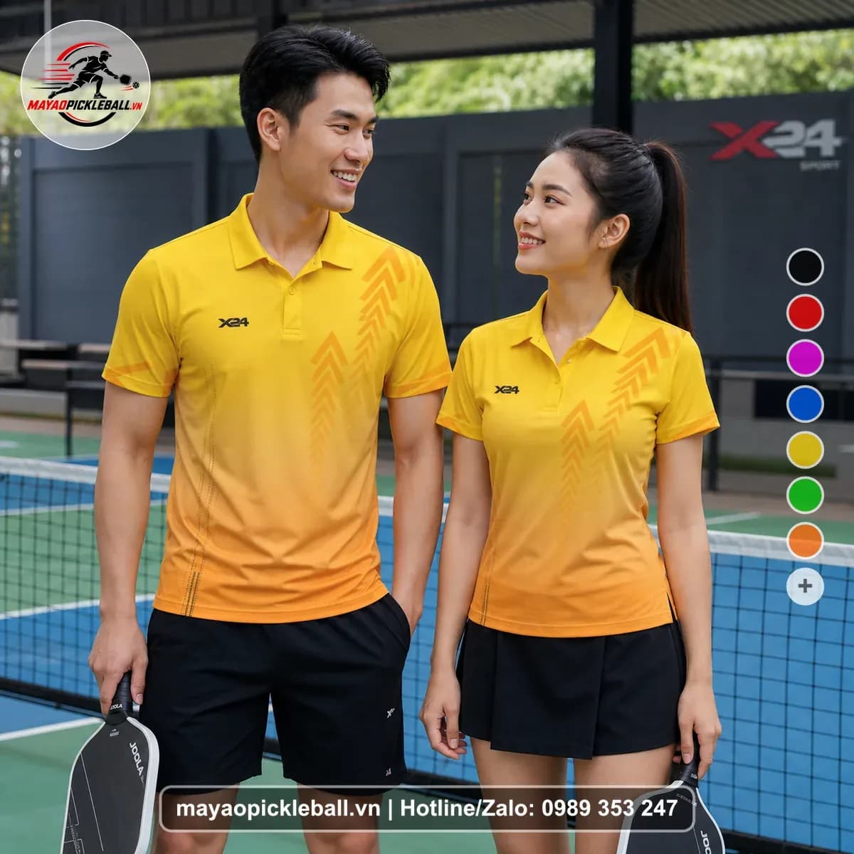 Bộ Quần Áo Pickleball X24-PB-596 Đỏ