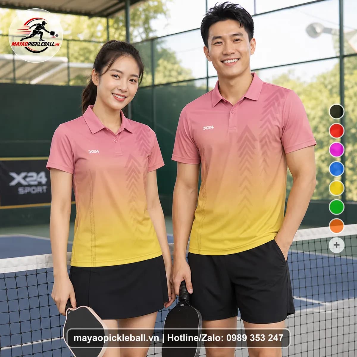 Bộ Quần Áo Pickleball X24-PB-597 Nổi Bật