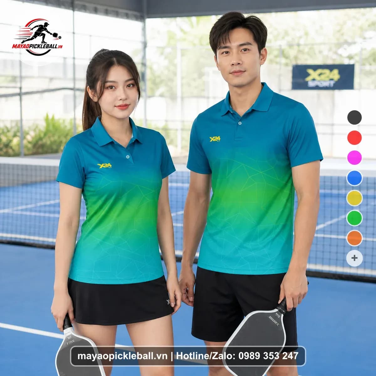 Bộ Quần Áo Pickleball X24-PB-598 Nổi Bật