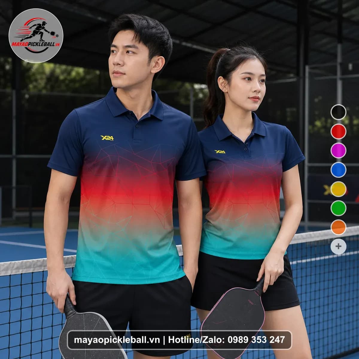Bộ Quần Áo Pickleball X24-PB-599 Nổi Bật