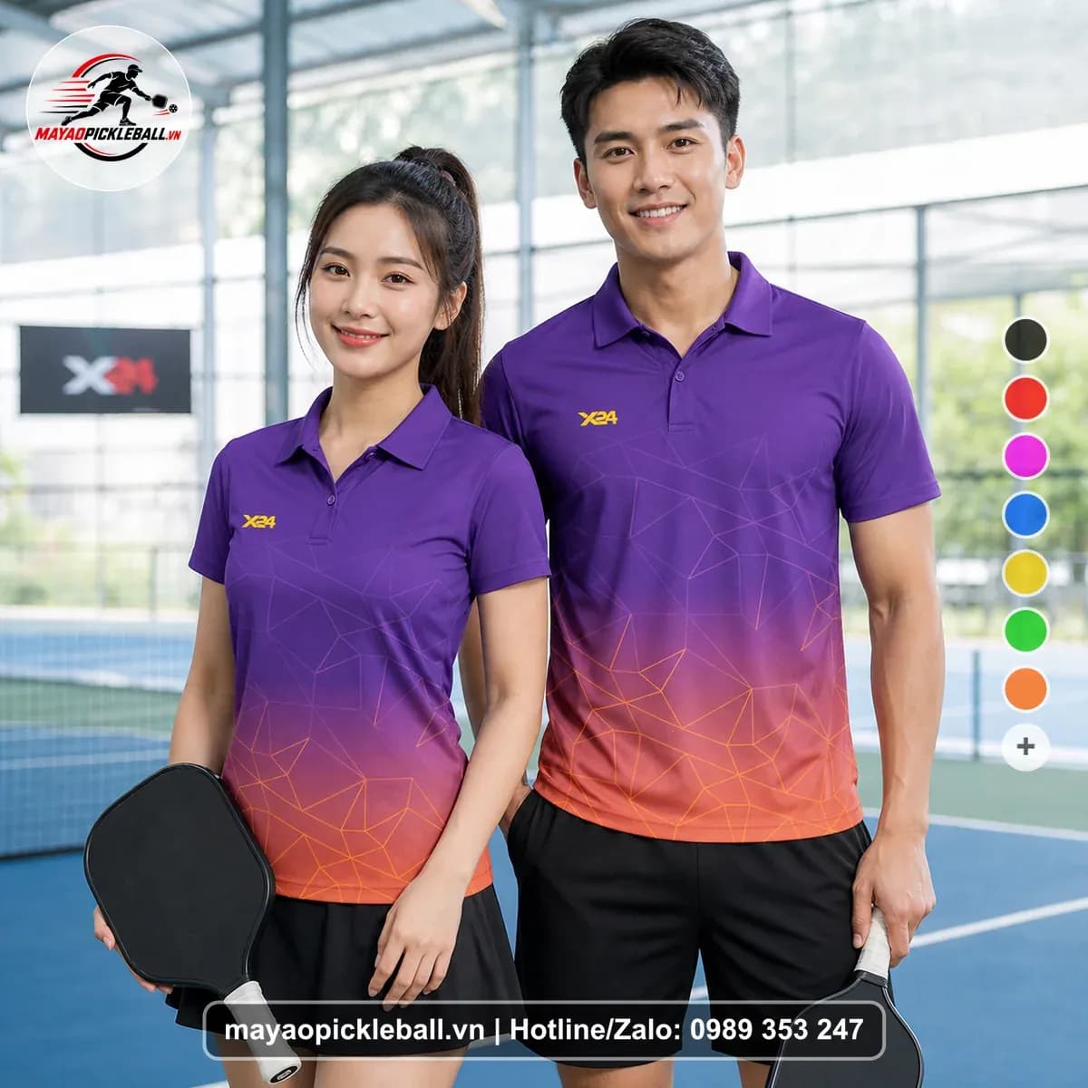 Bộ Quần Áo Pickleball X24-PB-600 Nổi Bật