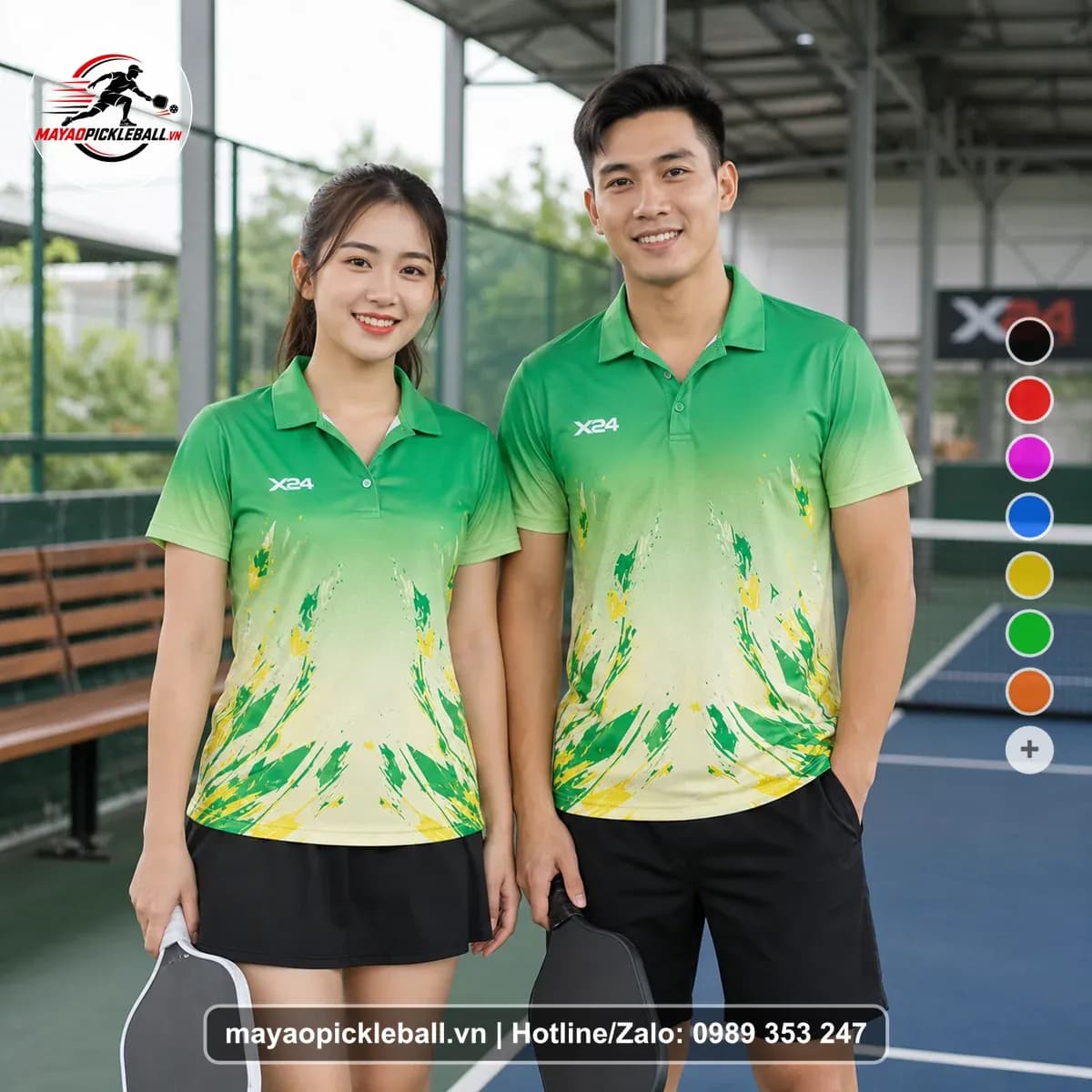 Bộ Quần Áo Pickleball X24-PB-602 Nổi Bật