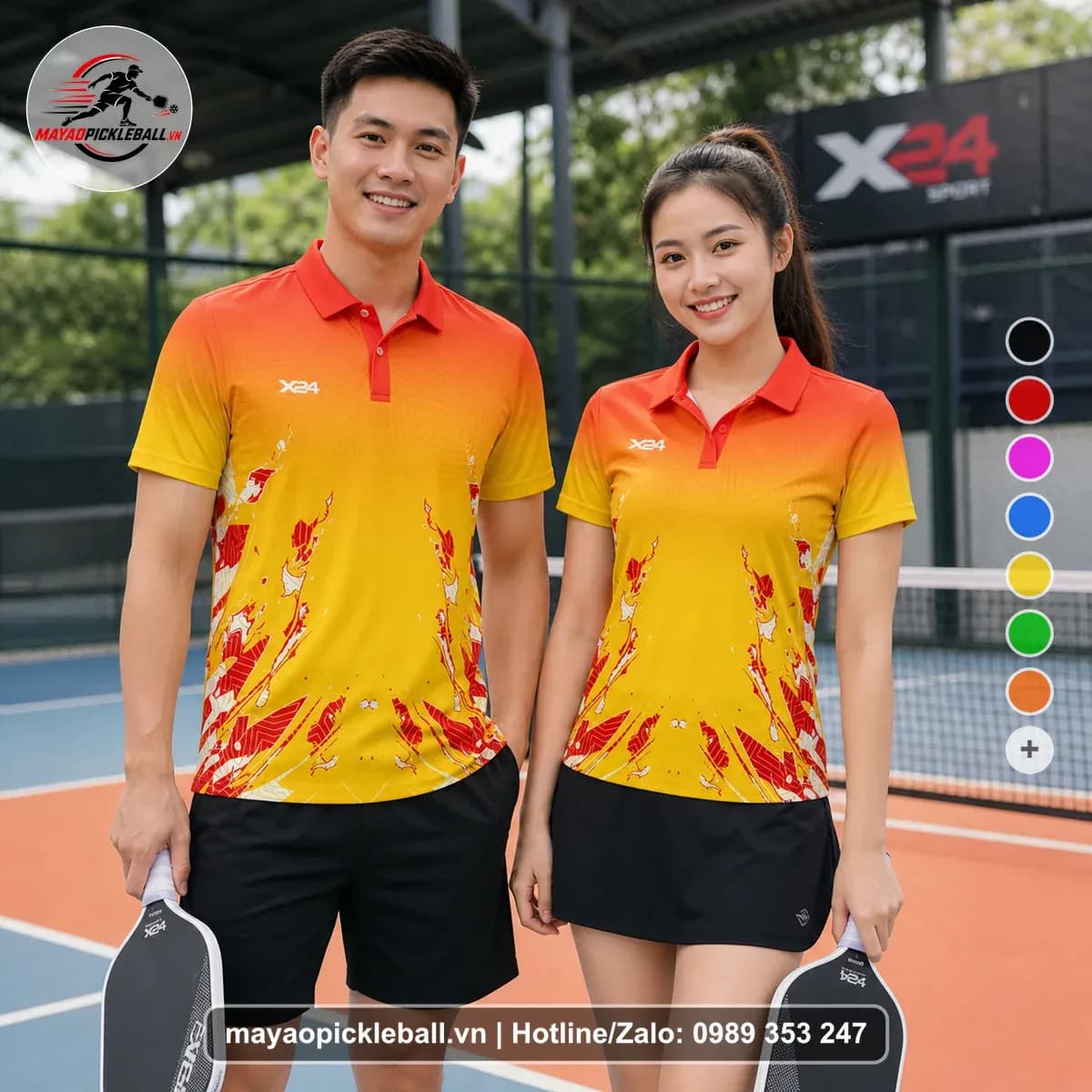 Bộ Quần Áo Pickleball X24-PB-603 Nổi Bật