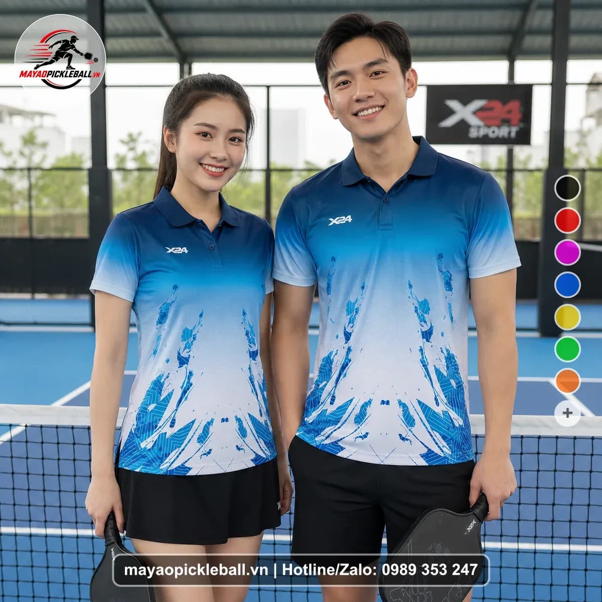 Bộ Quần Áo Pickleball X24-PB-604 Đỏ